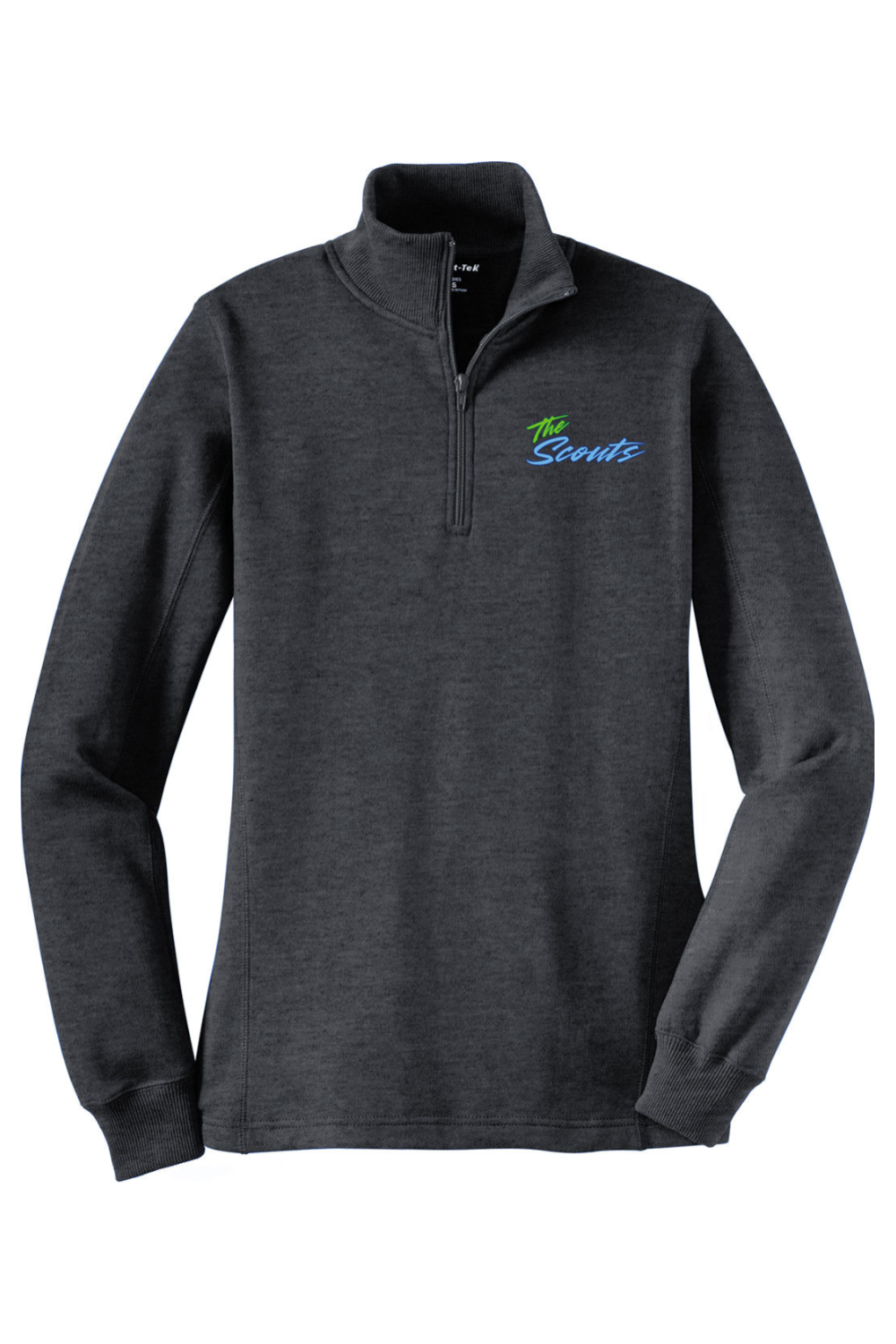 CF Scouts Baseball DTF Ladies 1/4-Zip Sweatshirt