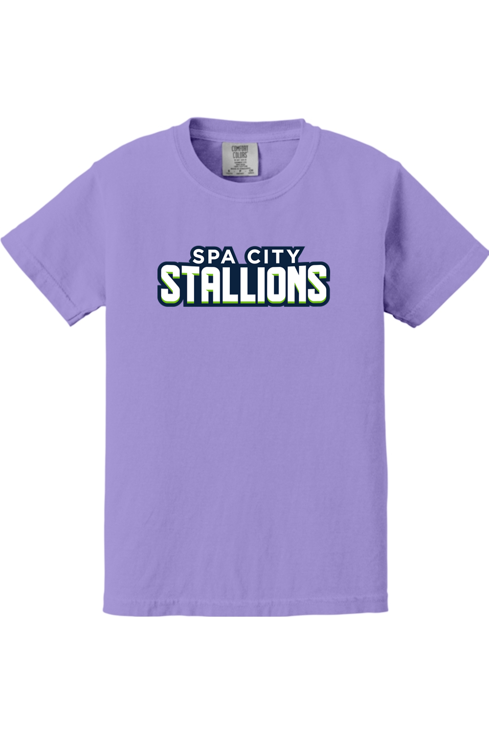 Spa City Stallions DTF Comfort Colors Youth Midweight Ring Spun Tee