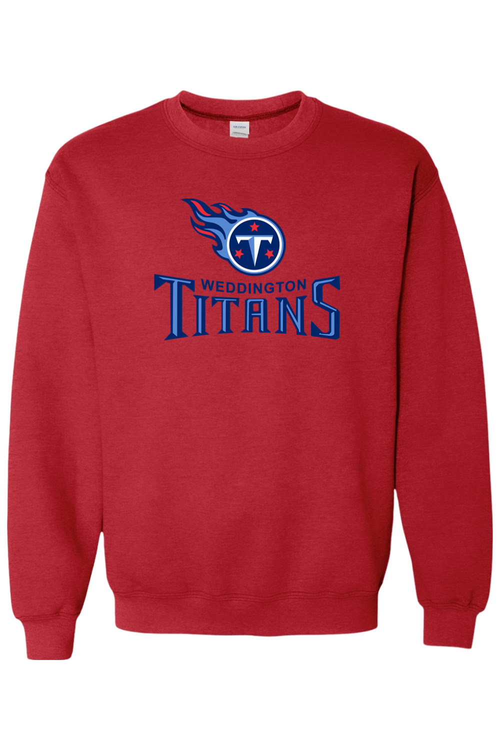 Weddington Titans Football DTF Heavy Blend Crewneck Sweatshirt