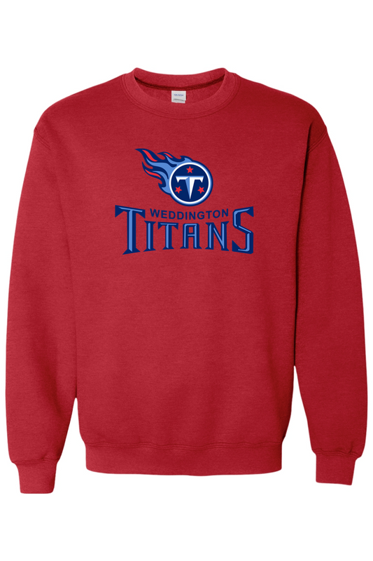Weddington Titans Football DTF Heavy Blend Crewneck Sweatshirt