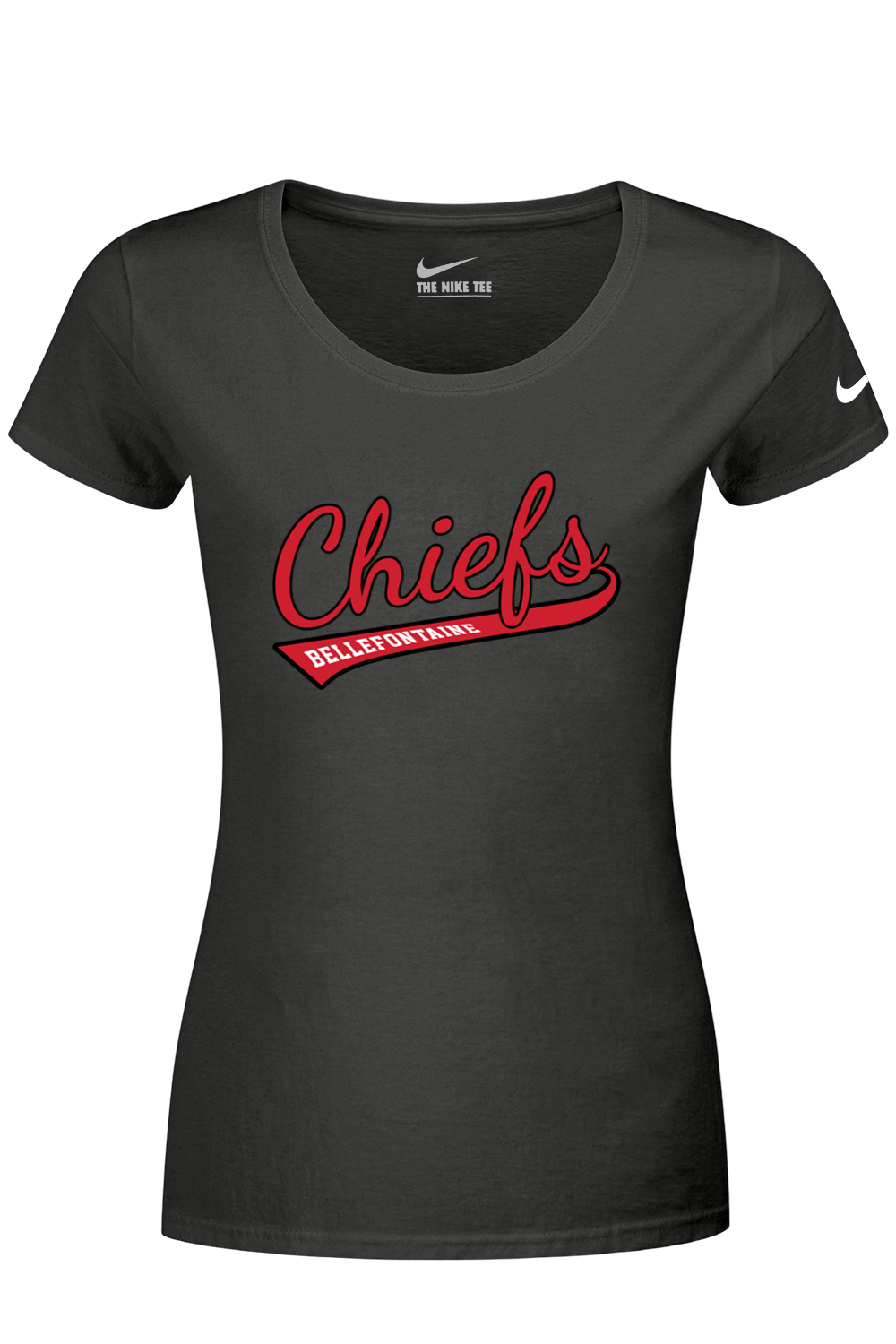 Bellefontaine Chiefs Nike Ladies Dri-FIT Cotton/Poly Scoop Neck Tee