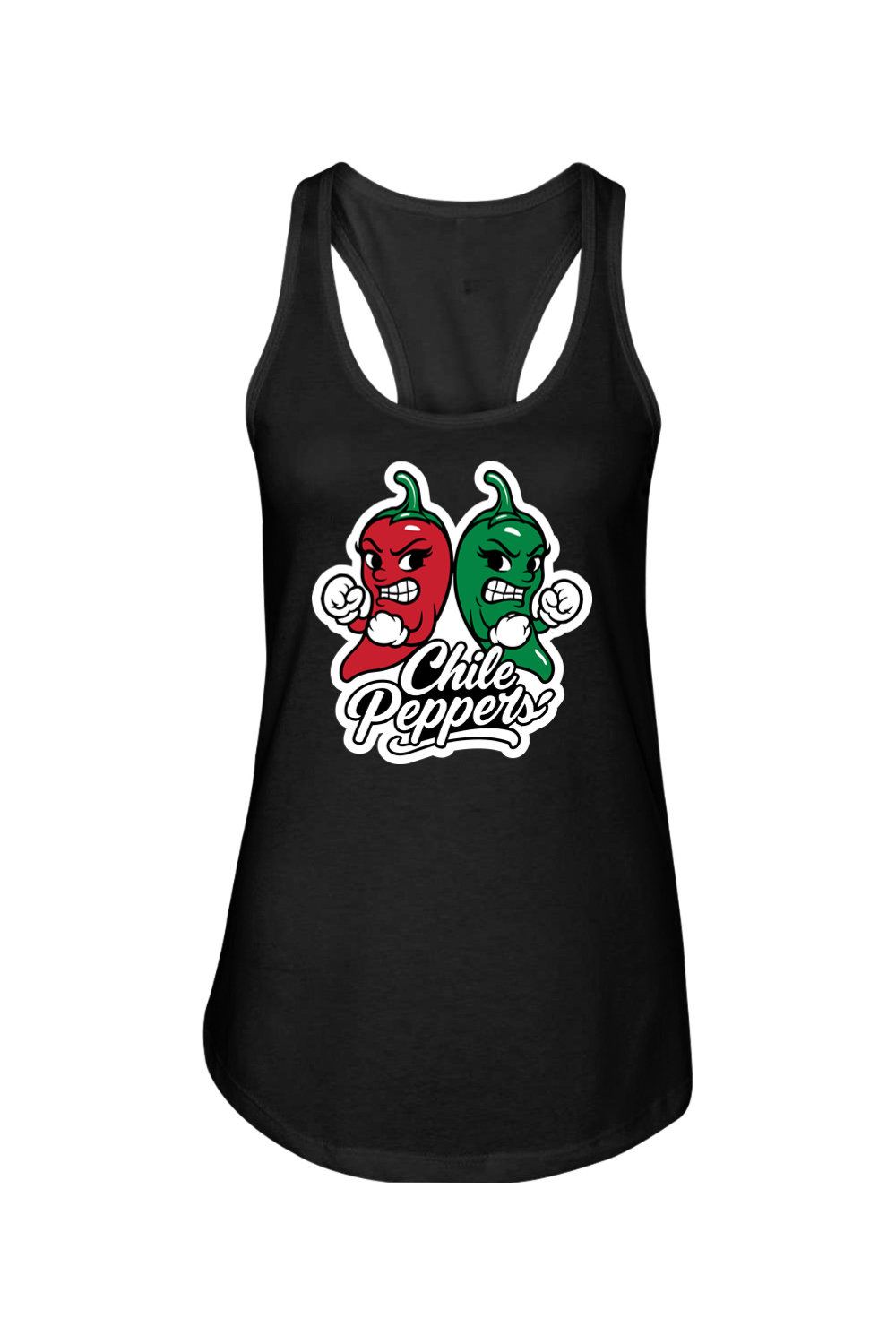 ABQ Chili Peppers Ladies Racerback Tank
