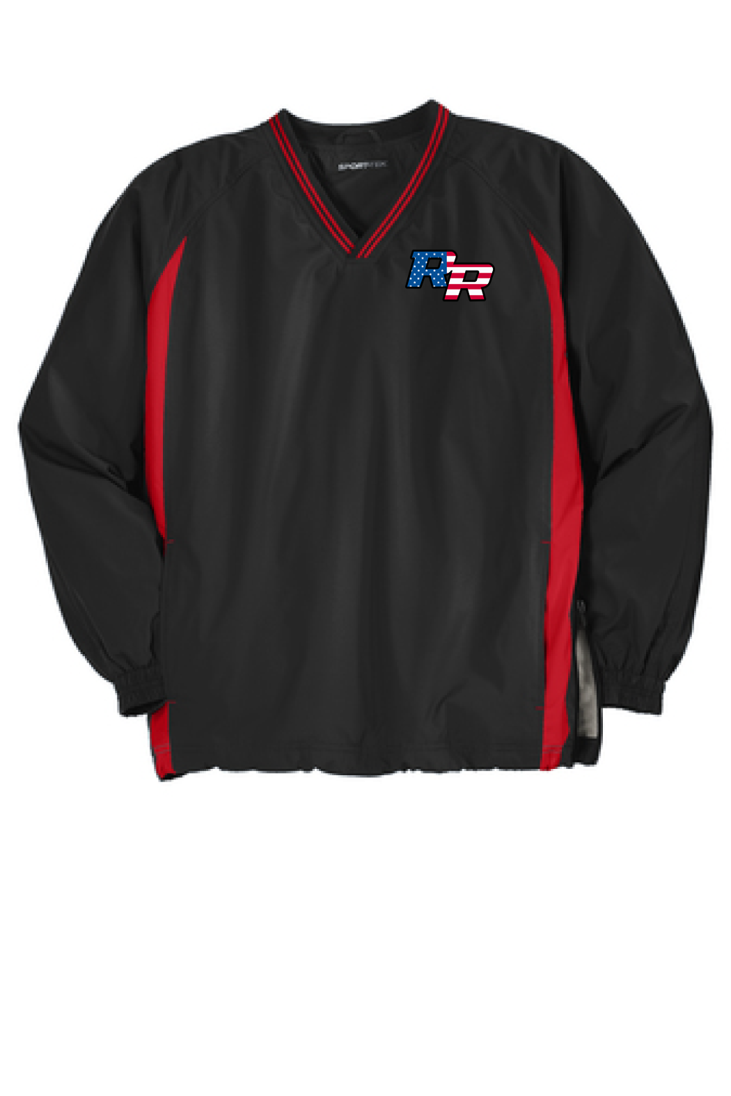 Richmond Royals 10U Tipped V-Neck Raglan Wind Shirt