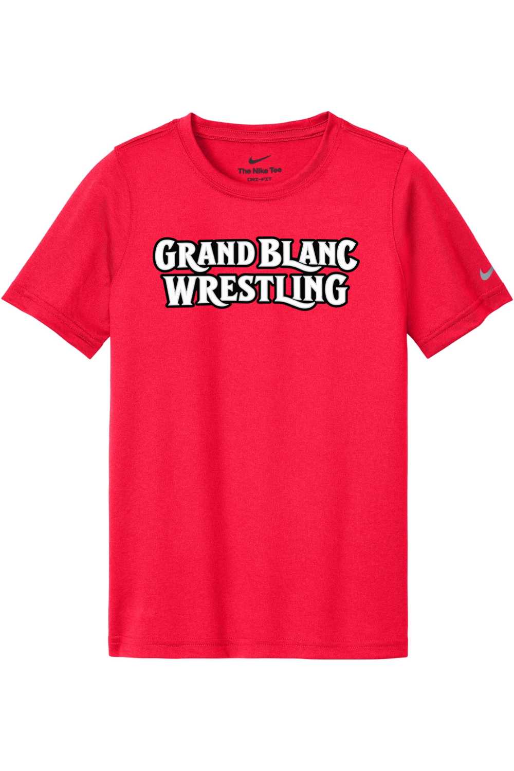 Grand Blanc Wrestling DTF Nike Youth Swoosh Sleeve Legend Tee