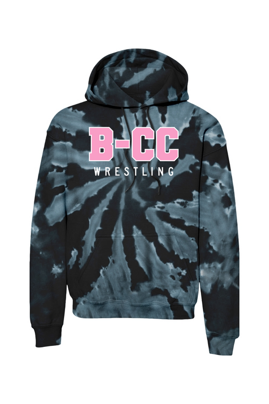 B-CC Wrestling DTF Tie-Dye Pullover Hooded Sweatshirt