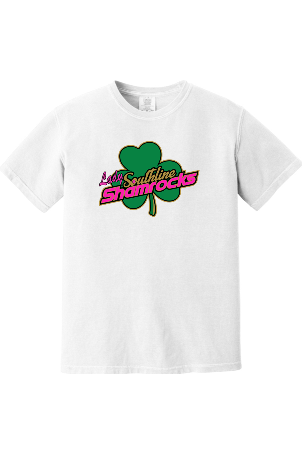 Shamrocks Softball Comfort Colors Ringspun Short Sleeve Shirt