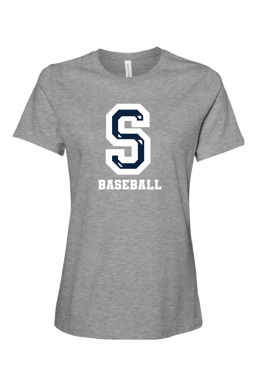 Sluggers Baseball Women’s Relaxed Fit Heather CVC Tee