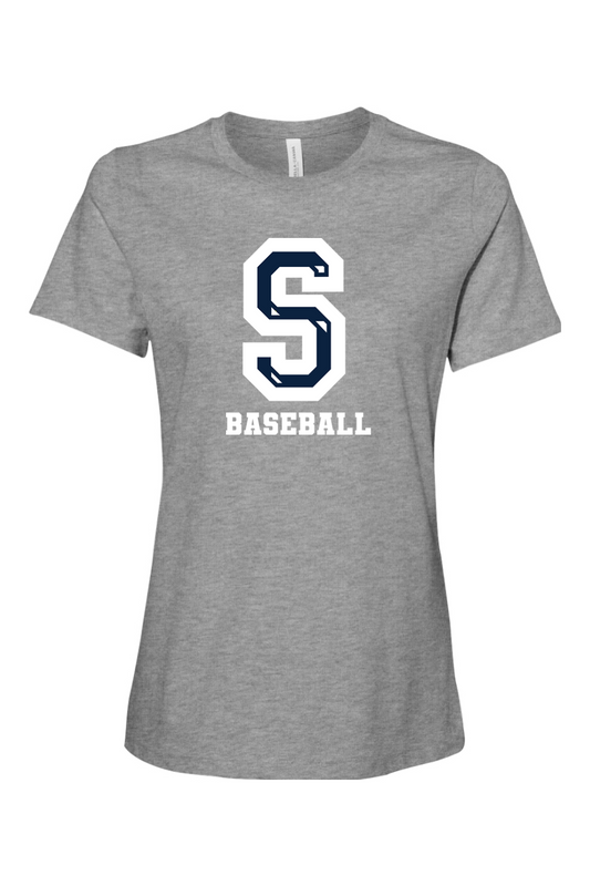 Sluggers Baseball Women’s Relaxed Fit Heather CVC Tee