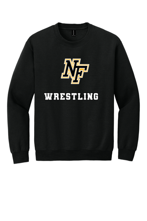 North Farmington Wrestling DTF Heavy Blend Crewneck Sweatshirt