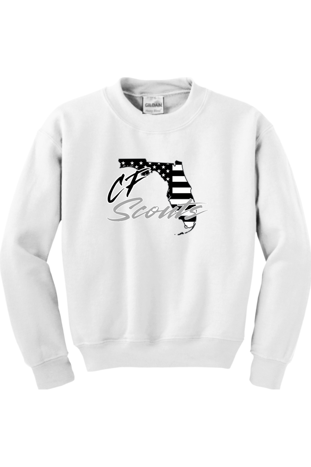 CF Scouts Baseball DTF Youth Heavy Blend Crewneck Sweatshirt