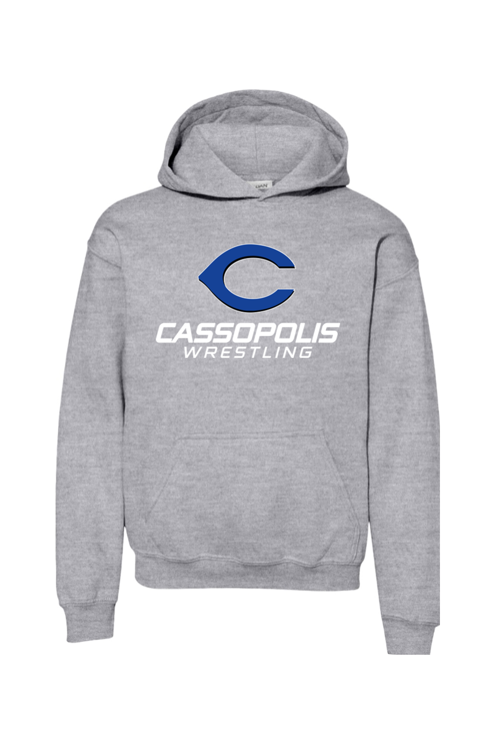 Cassopolis Wrestling DTF Youth Heavy Blend Hooded Sweatshirt