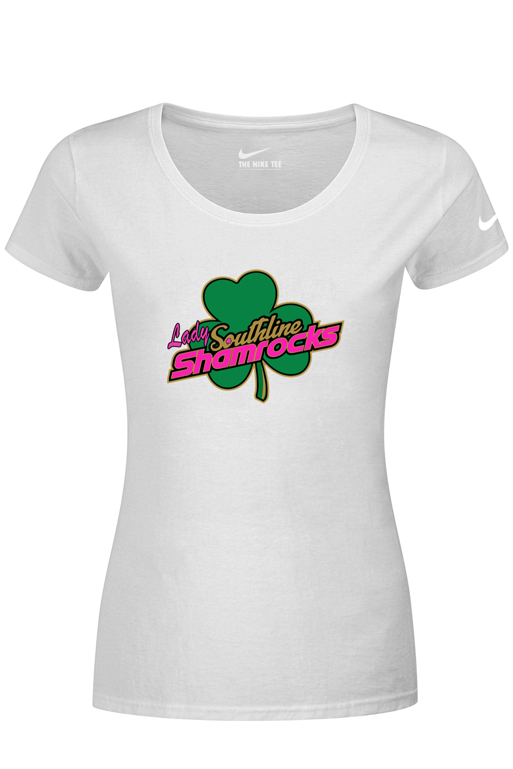 Shamrocks Softball Nike Ladies Dri-FIT Cotton/Poly Scoop Neck Tee