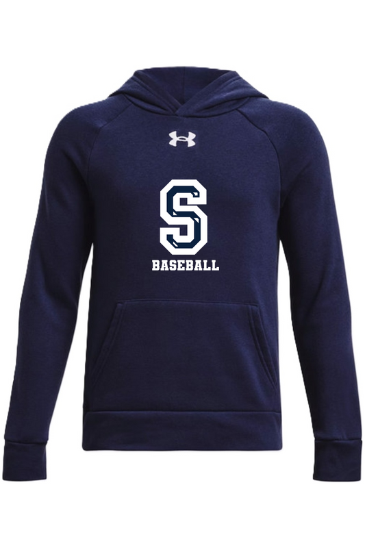 Sluggers Baseball Under Armour Youth Rival Fleece Hooded Sweatshirt