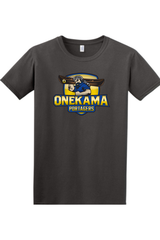 Onekama Portagers Football Softstyle T-Shirt