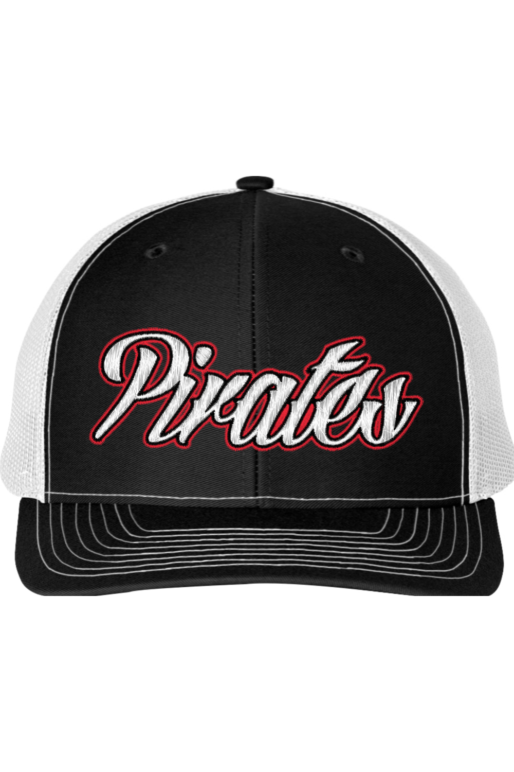 Cardington Pirates Softball Embroidered Snapback Trucker Cap
