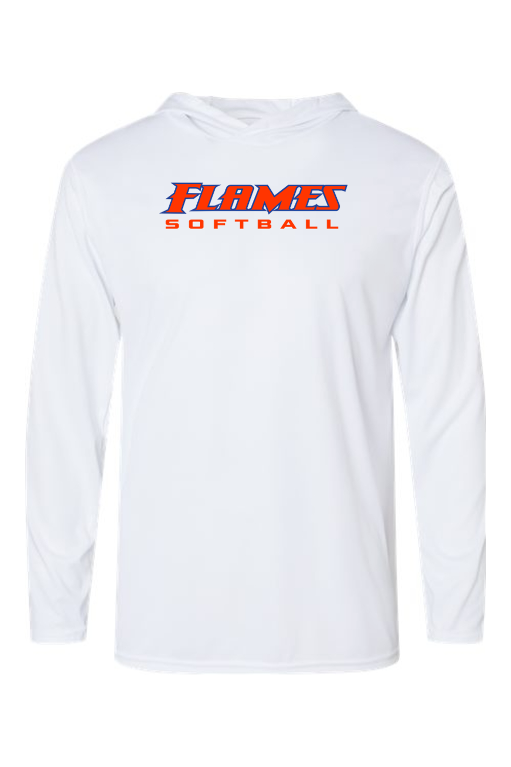 Flames MI Softball DTF Momentum Hooded Long Sleeve T-Shirt
