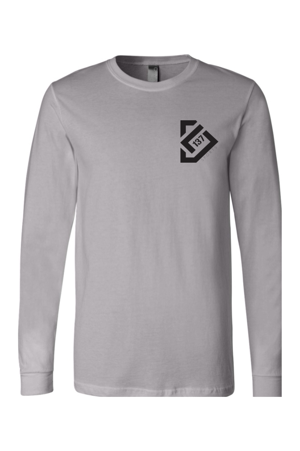 L137 Sports Unisex Long Sleeve Tee - Black Logo