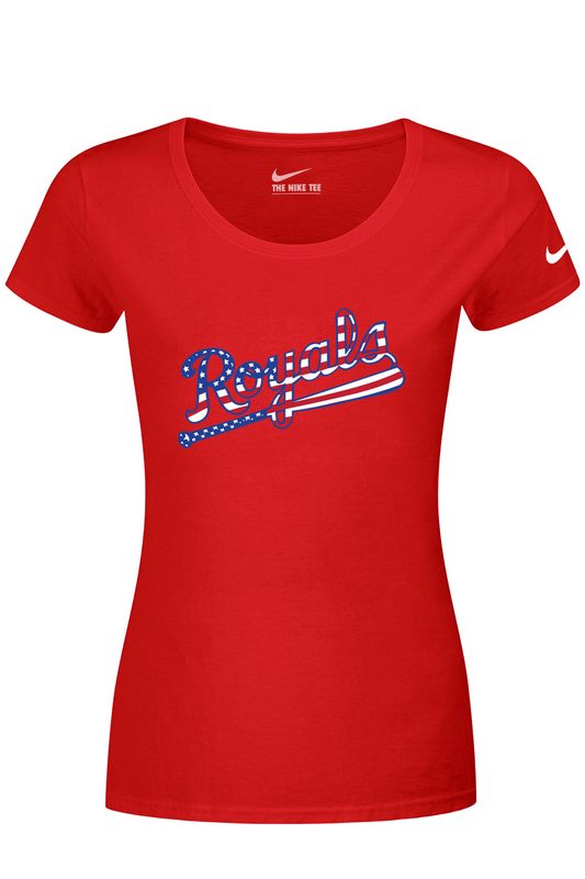Richmond Royals 10U Nike Ladies Dri-FIT Cotton/Poly Scoop Neck Tee
