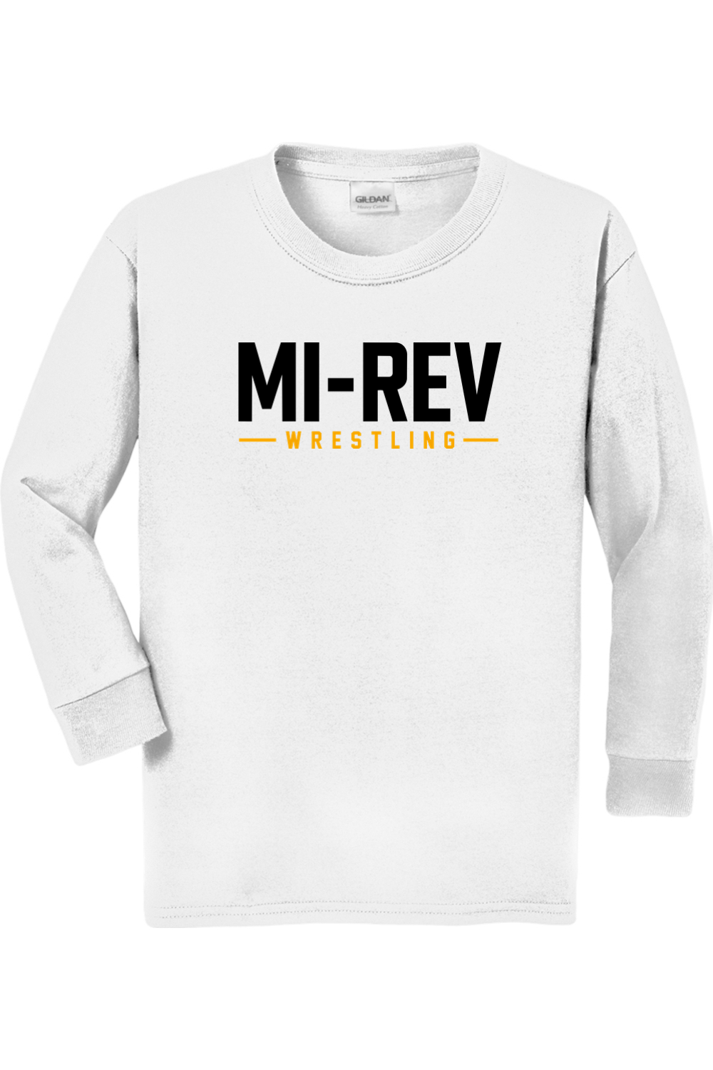 MI Rev Wrestling DTF Youth Heavy Cotton 100% Cotton Long Sleeve T-Shirt