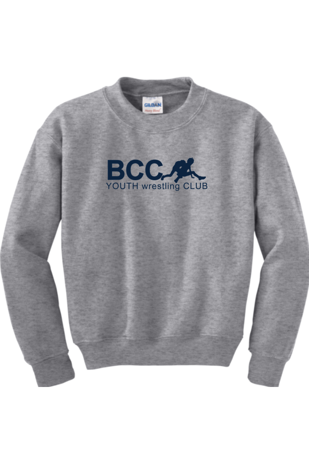 BCC Youth Wrestling YOUTH Heavy Blend Crewneck Sweatshirt