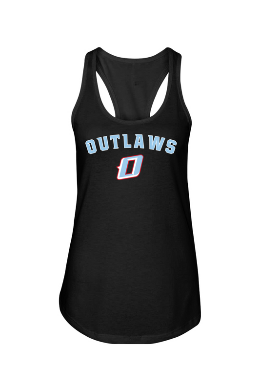 Outlaws Baseball Ladies Racerback Tank