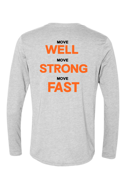Bulldog Power DTF Triblend Long Sleeve Crew