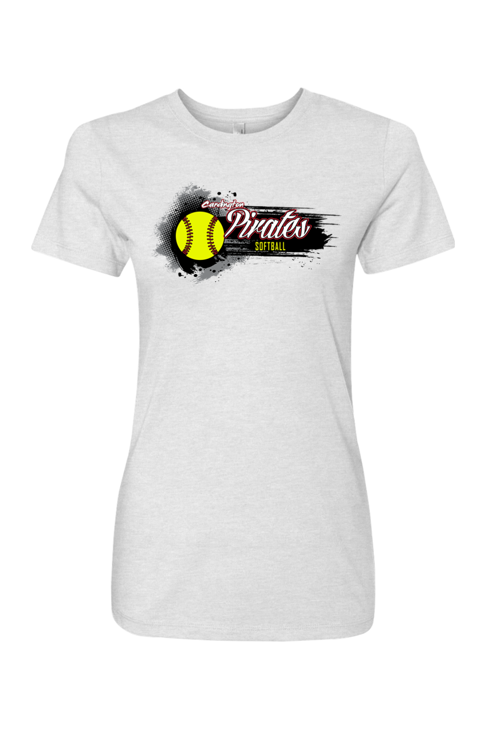 Cardington Pirates Softball DTF Women's Triblend Crew