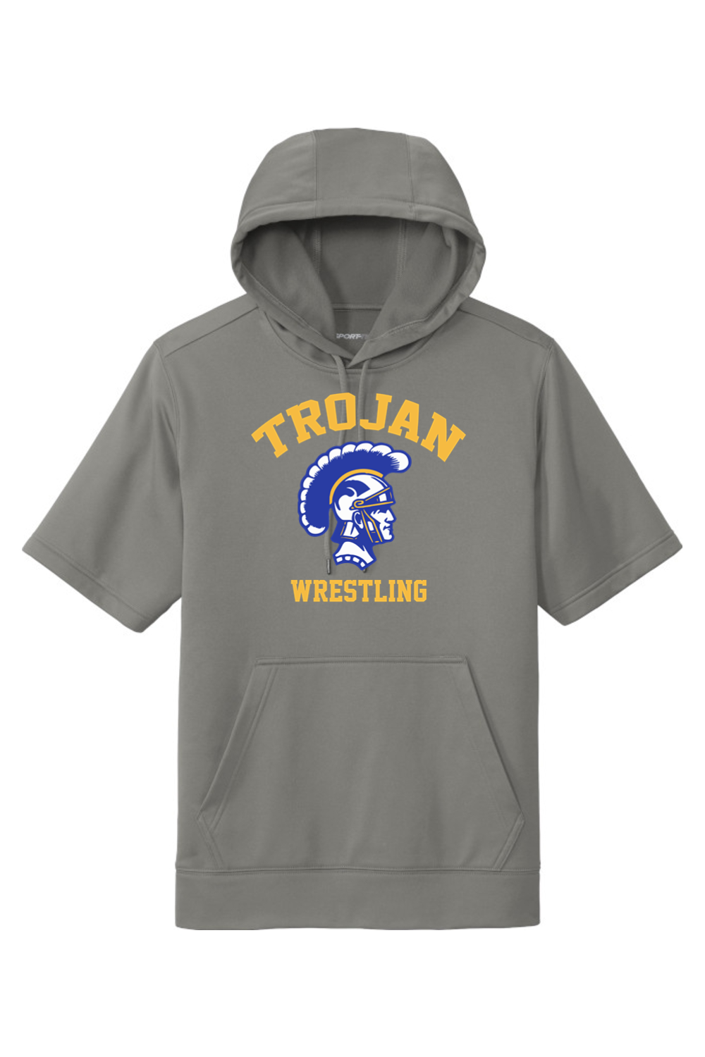 Adrian Madison Wrestling DTF Sport-Wick Fleece Short Sleeve Hooded Pullover