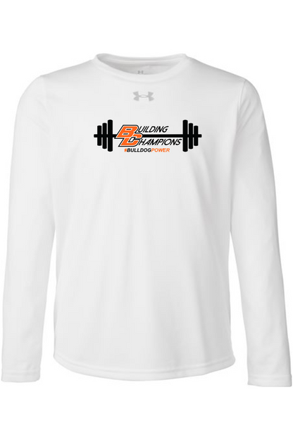 Bulldog Power DTF Under Armour Youth Tech Team Long Sleeve T-Shirt
