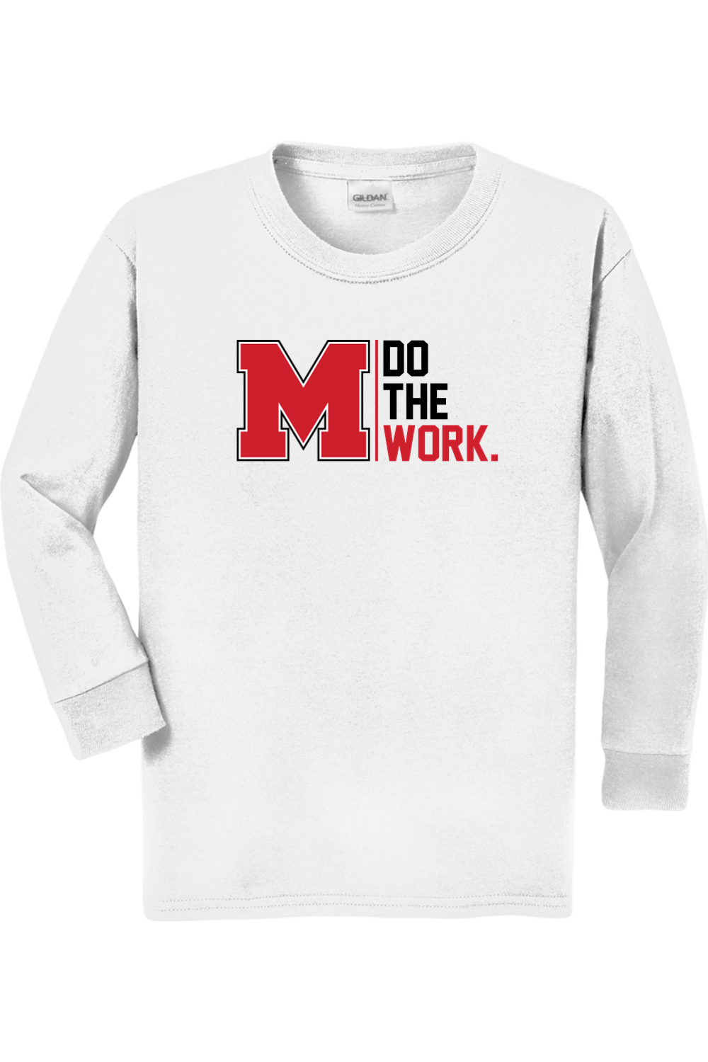 Marshall Redhawks Wrestling DTF Youth Heavy Cotton Long Sleeve T-Shirt