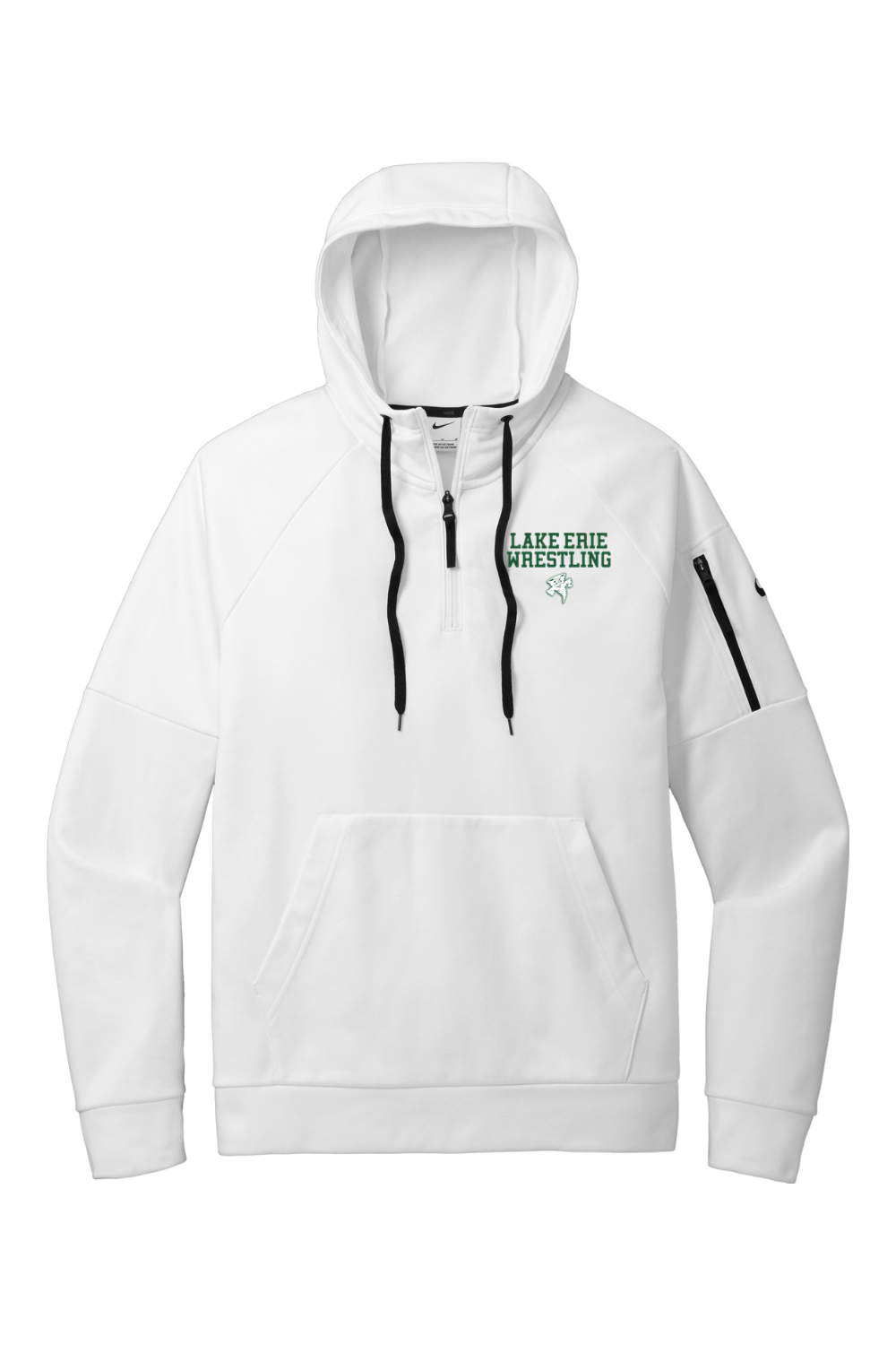 Lake Erie Wrestling DTF Nike Therma-FIT Pocket 1/4-Zip Fleece Hoodie