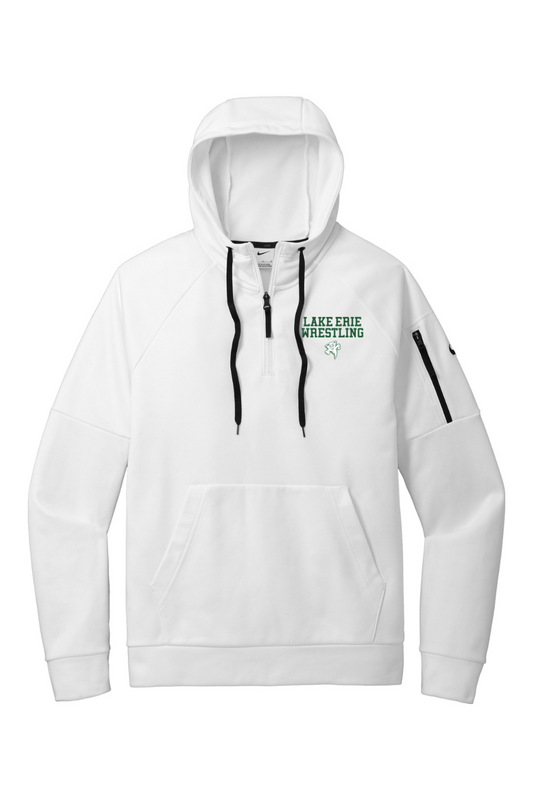 Lake Erie Wrestling DTF Nike Therma-FIT Pocket 1/4-Zip Fleece Hoodie