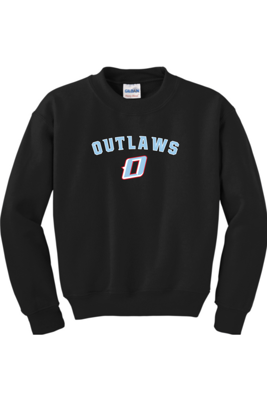 Outlaws Baseball Youth Heavy Blend Crewneck Sweatshirt