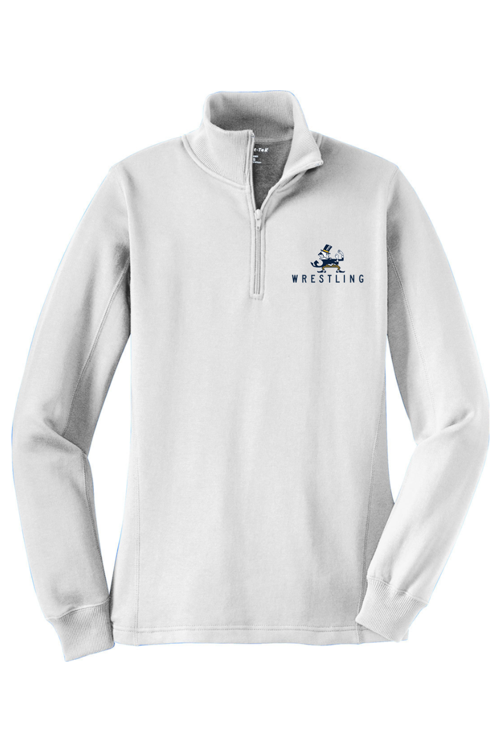 B-CC Wrestling DTF Ladies 1/4-Zip Sweatshirt