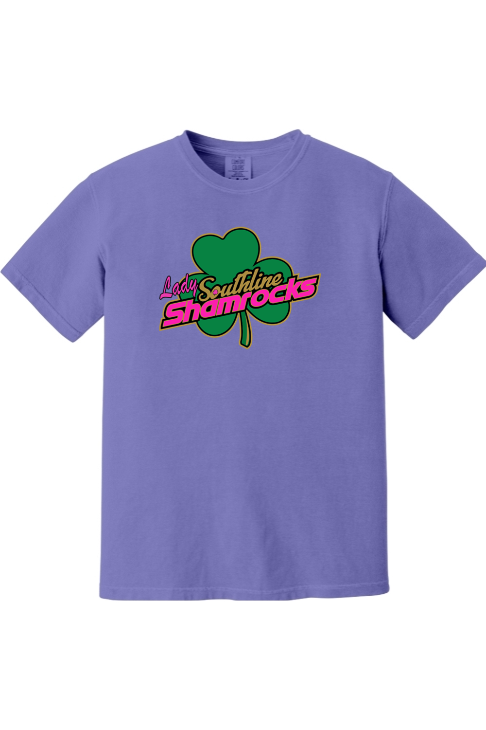 Shamrocks Softball Comfort Colors Ringspun Short Sleeve Shirt