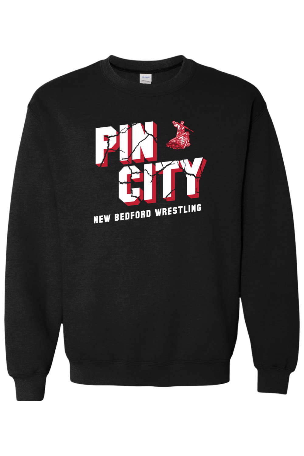 New Bedford Wrestling DTF Heavy Blend Crewneck Sweatshirt