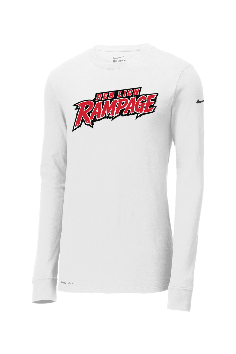 Red Lion Rampage DTF Nike Dri-FIT Cotton/Poly Long Sleeve Tee
