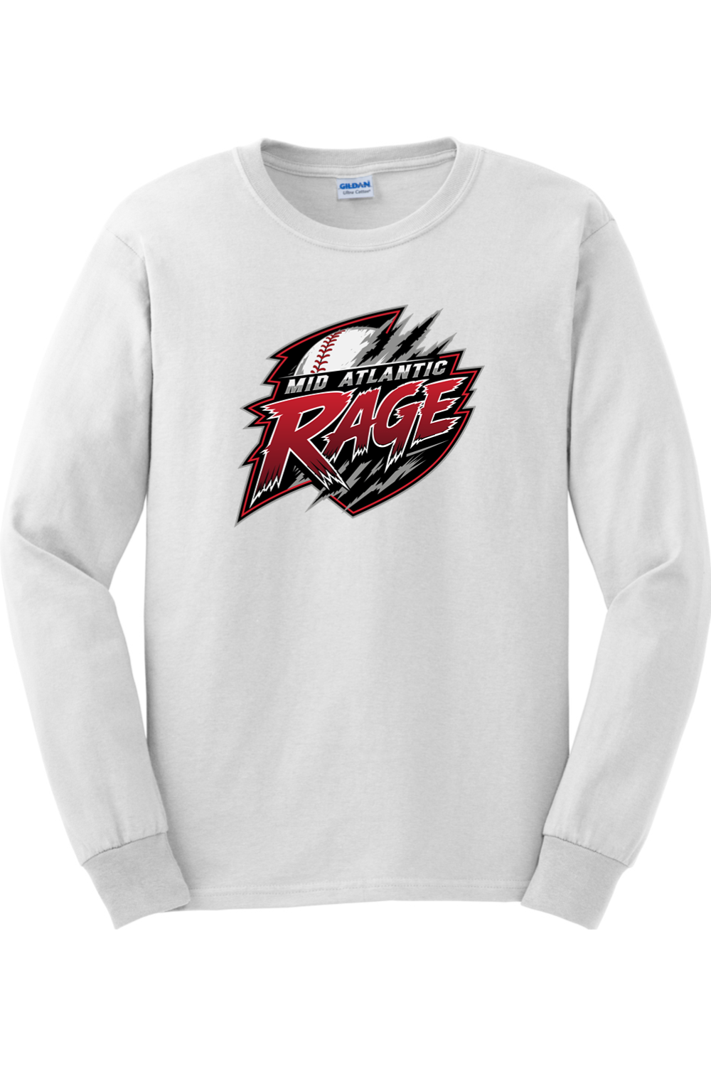 Rage Baseball DTF Cotton Long Sleeve T-Shirt