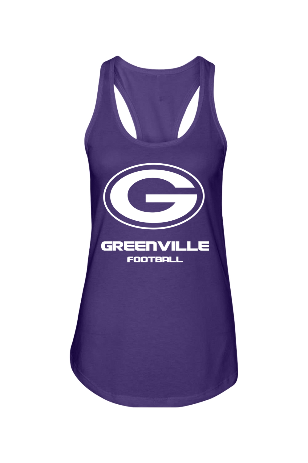 Greenville Football Ladies Racerback Tank