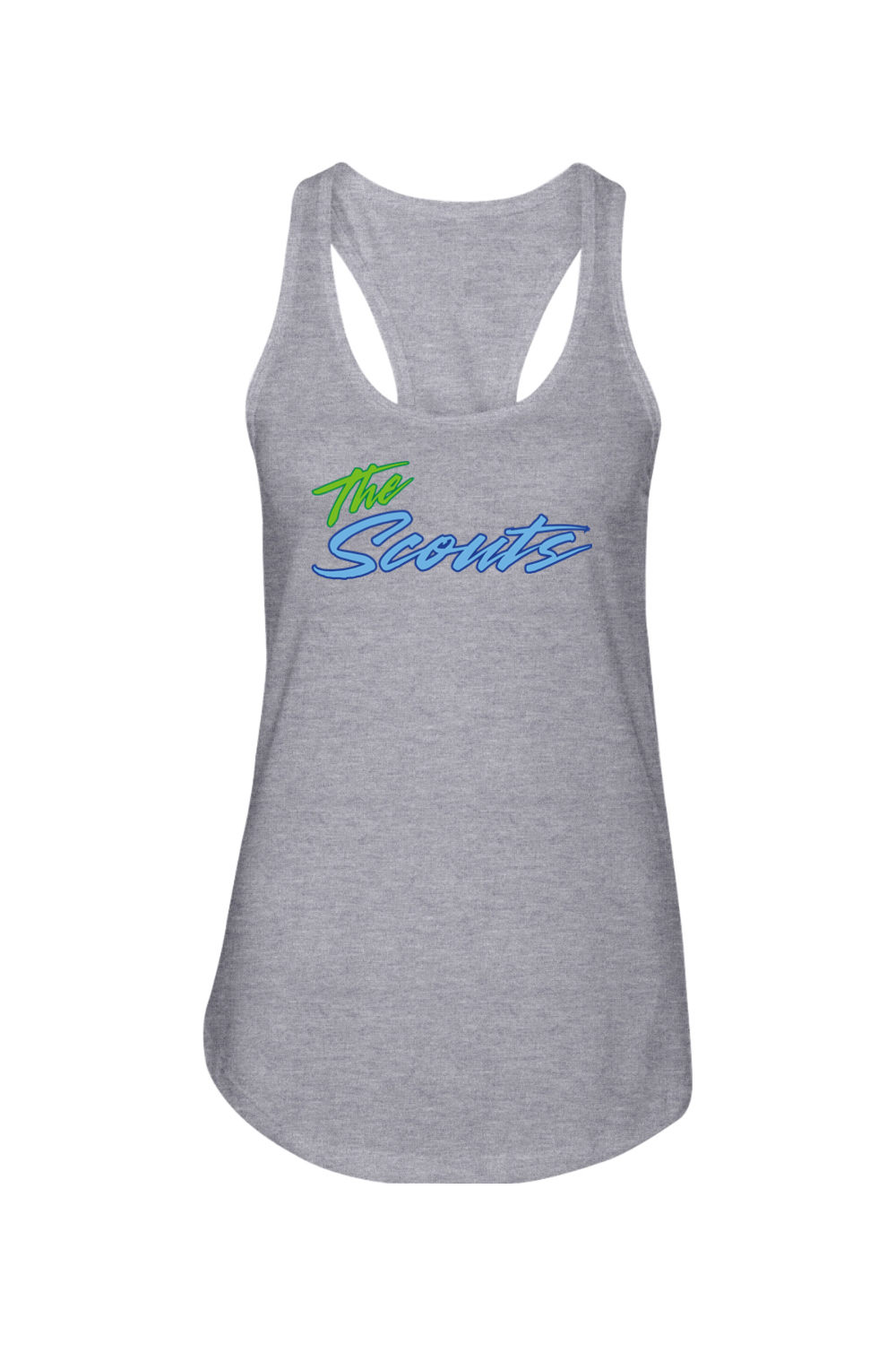 CF Scouts Baseball DTF Ladies Racerback Tank