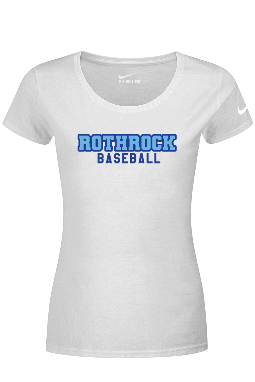 Rothrock Baseball Nike Ladies Dri-FIT Cotton/Poly Scoop Neck Tee