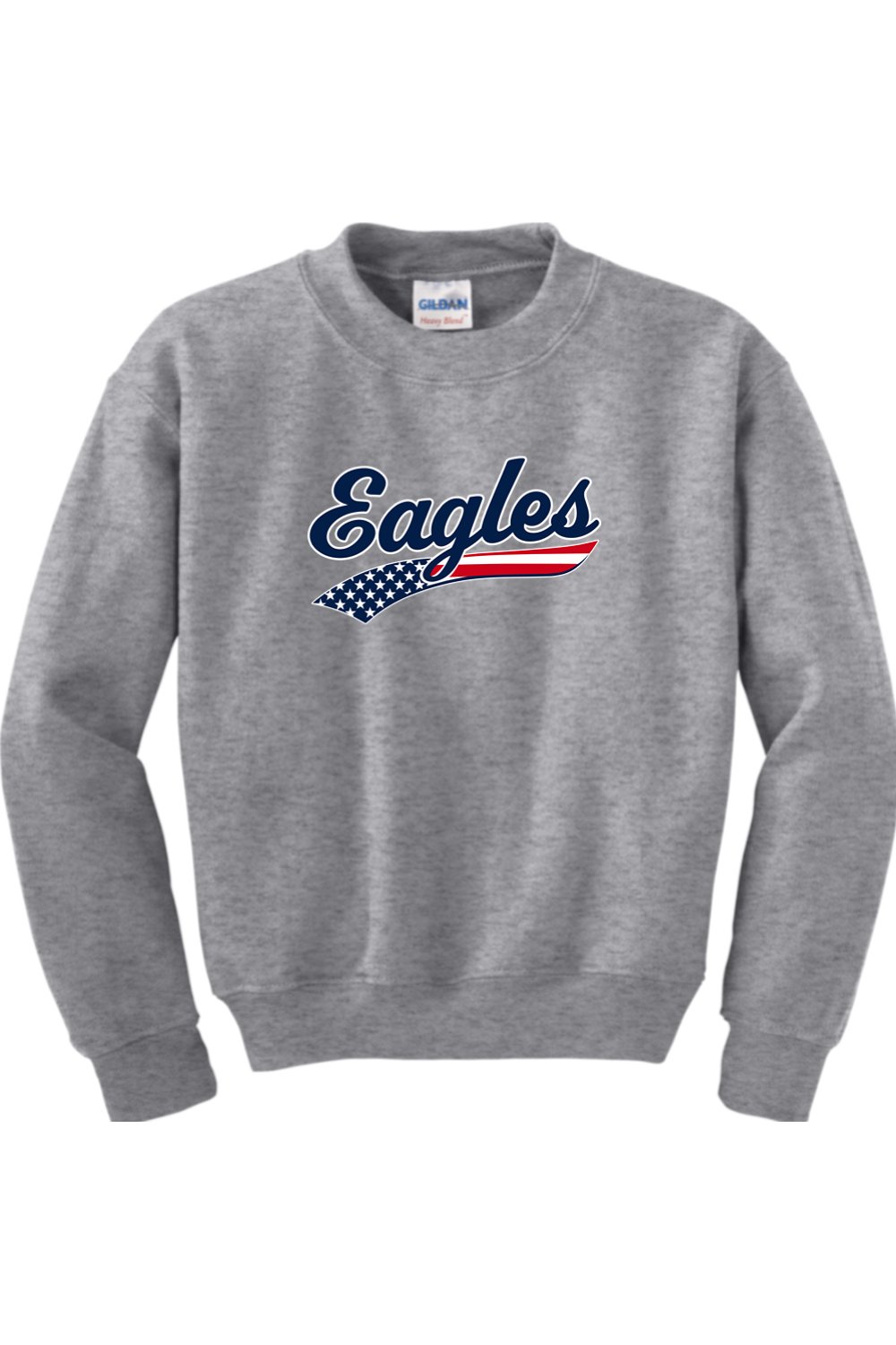 Watervliet Eagles Baseball DTF Youth Heavy Blend Crewneck Sweatshirt