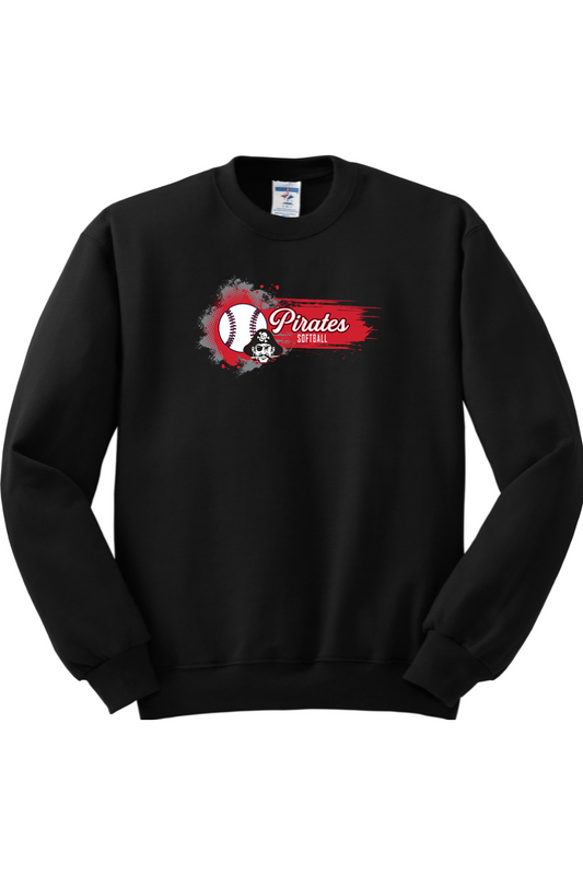 Cardington Pirates Softball DTF NuBlend Crewneck Sweatshirt