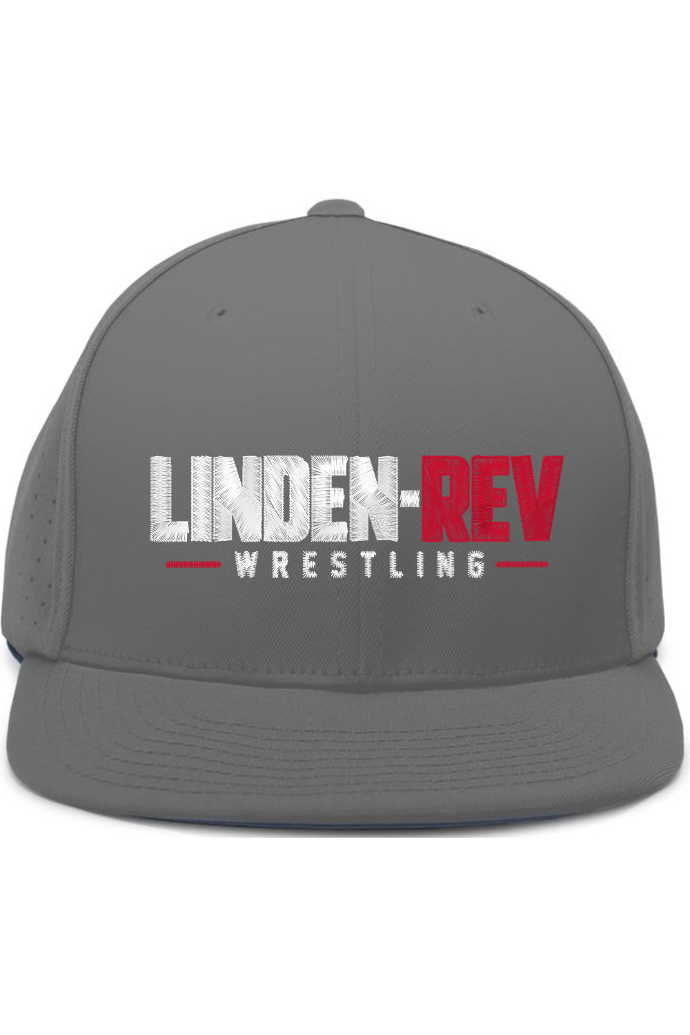 Linden Rev Wrestling Embroidered Pacific Headwear Perforated F3 Performance Flexfit Cap