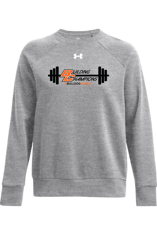 Bulldog Power DTF Under Armour Ladies' Rival Fleece Sweatshirt
