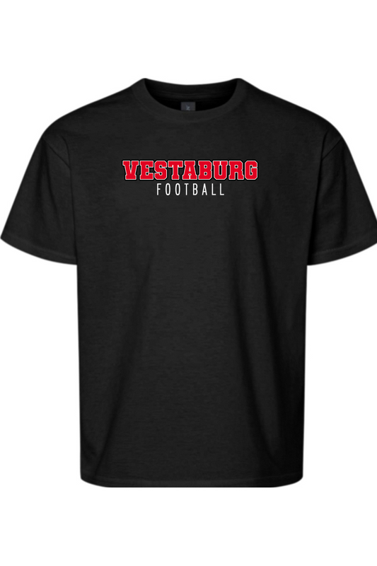 Vestaburg Football DTF Youth Softstyle T-Shirt