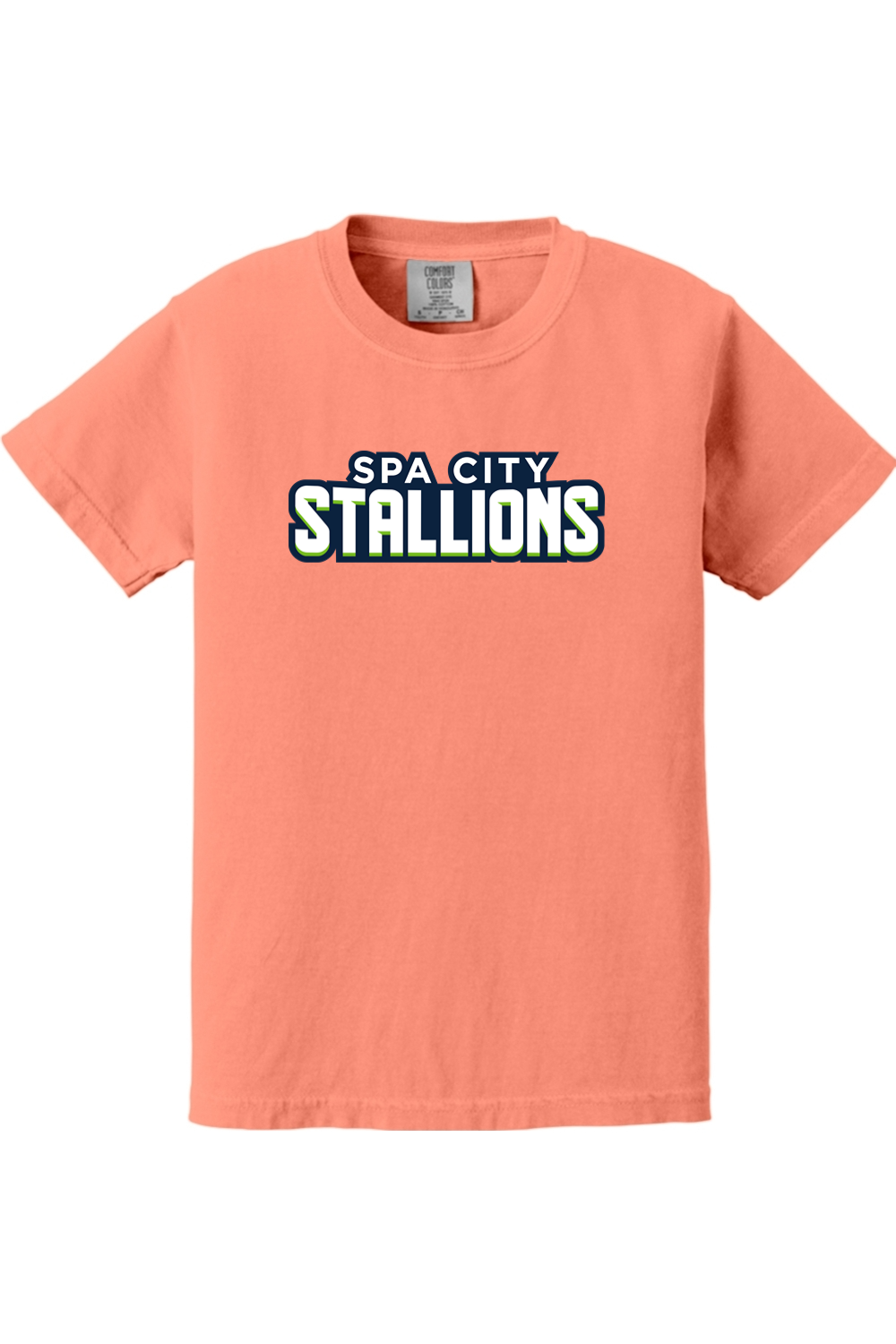 Spa City Stallions DTF Comfort Colors Youth Midweight Ring Spun Tee
