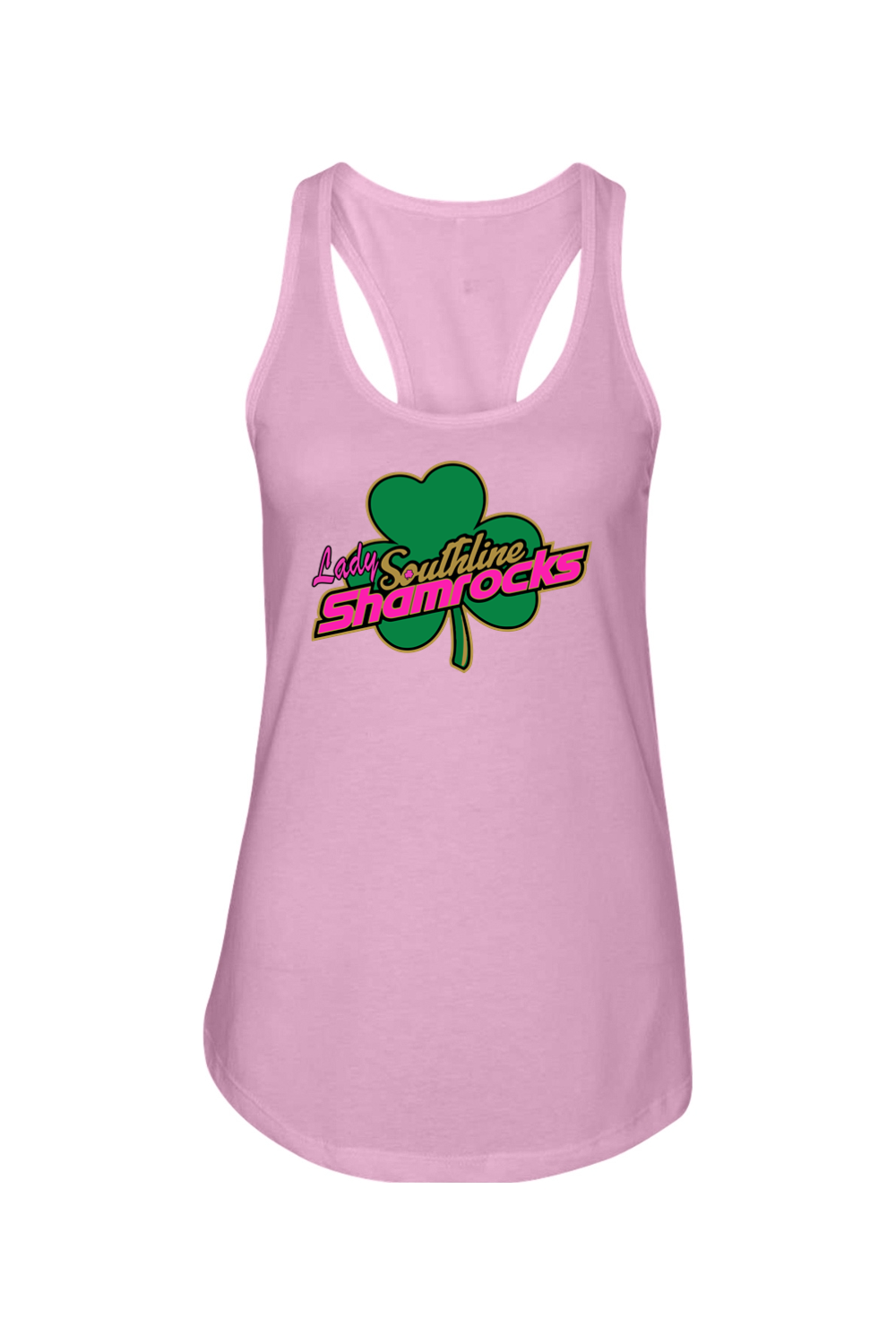 Shamrocks Softball Ladies Racerback Tank
