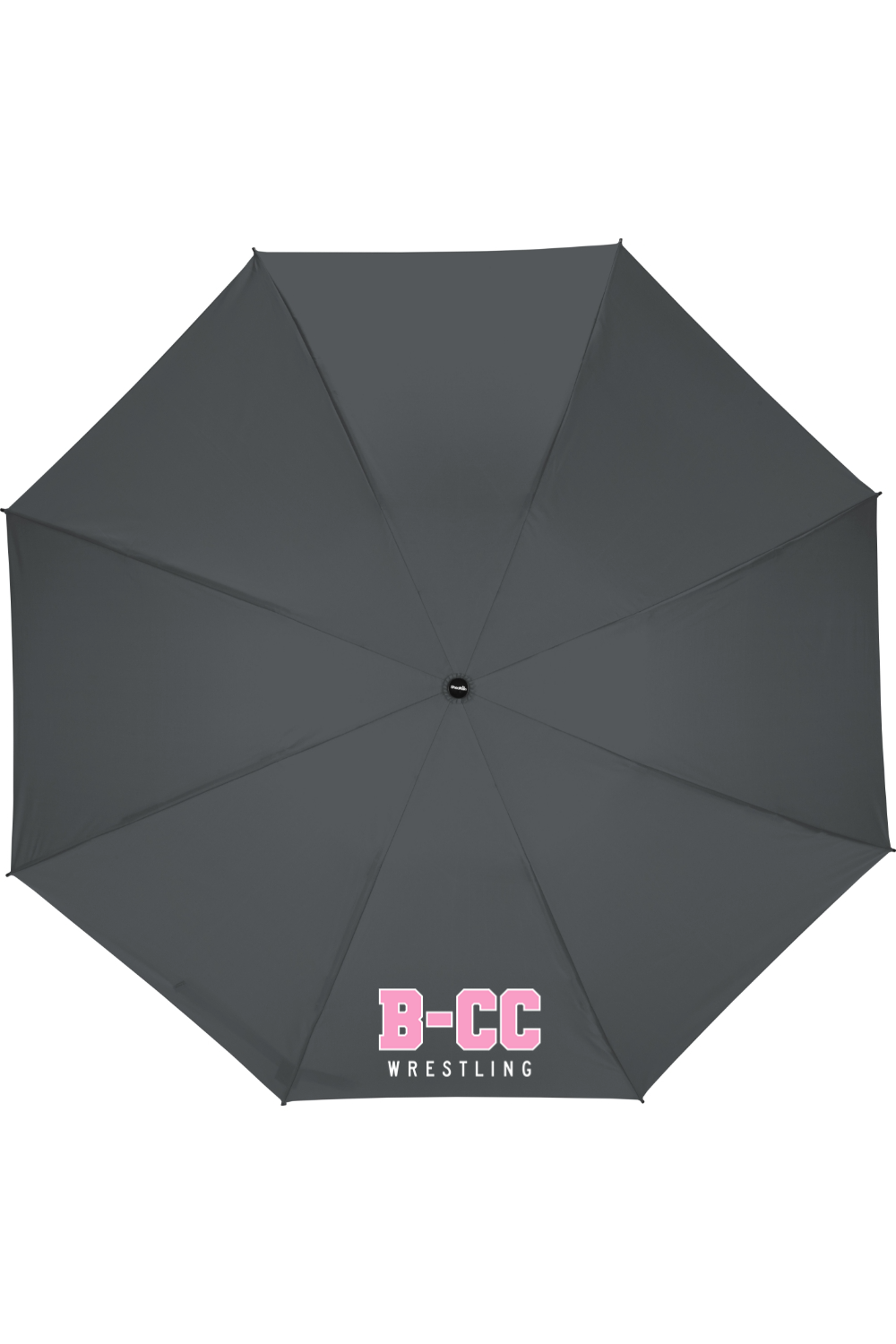 B-CC Wrestling DTF Shed Rain™ UnbelievaBrella® 47" Auto-Open Reverse-Close Compact Umbrella
