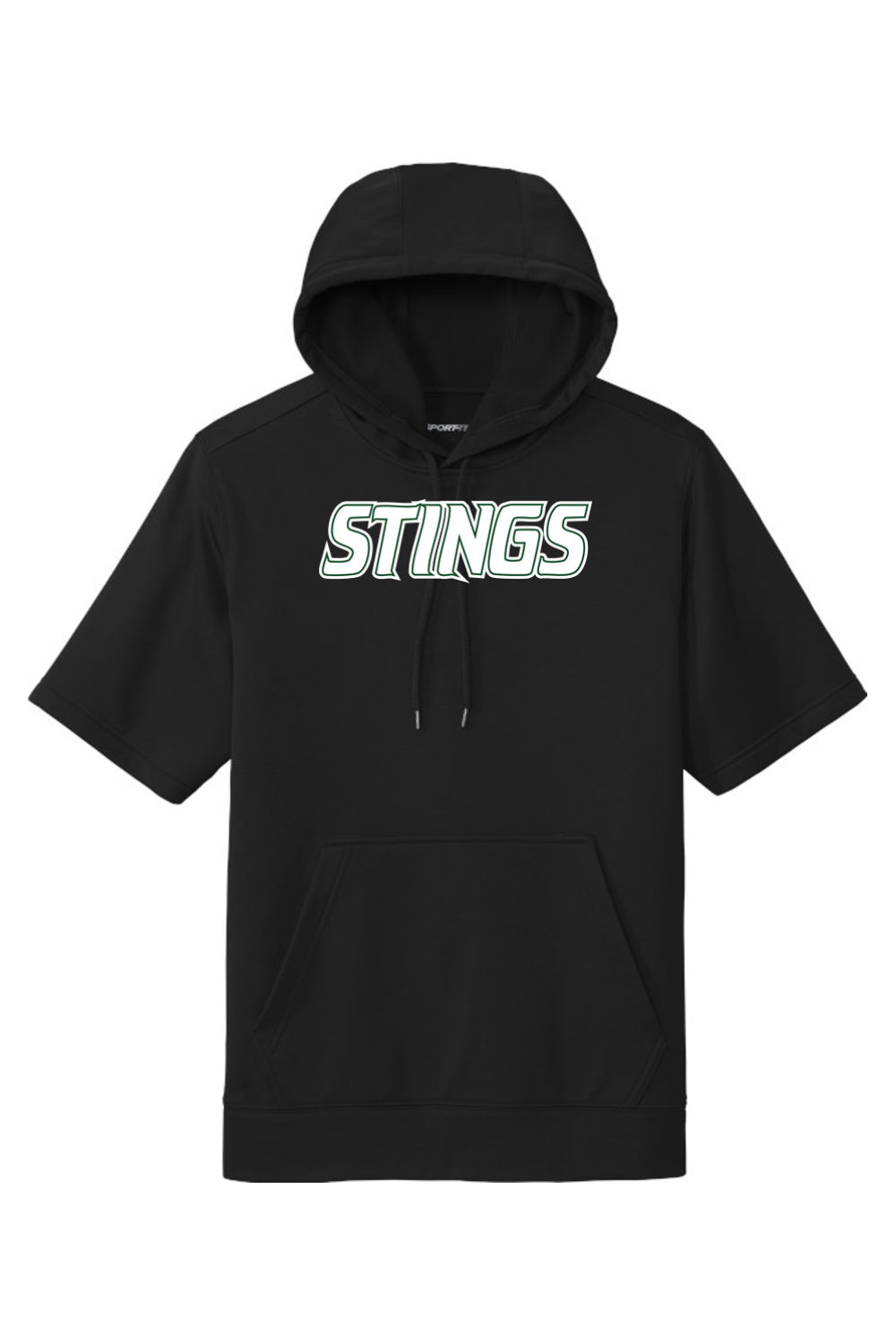 Williamston Stings Fleece Short Sleeve Hooded Pullover